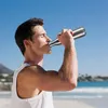 Intirilife Isolierkanne in SILBER – 1 Liter Edelstahl Produktbild-Vorschau 4