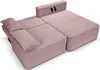 xonox.home Amsterix Schlafsofa L-Form rechts altrosa B/H/T: Produktbild-Vorschau 5