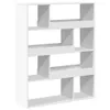 Raumteiler Weiß 100x33x125,5 cm Holzwerkstoff Produktbild-Vorschau 1
