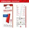 A product packaging for a screen protector, showing the front and back of the box. Anteprima dell’immagine prodotto