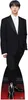A cardboard cutout of a person in a suit. Produktbild-Vorschau