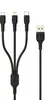 Denmen Kabel Usb 3W1 Szybkie Ładowanie Micro Typ-C Usb-C Podgląd zdjęcia produktu 6