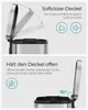 SONGMICS Poubelle à pédale 30L en inox avec couvercle et Voir les images du produit 8