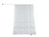 A white duvet with a quilted pattern is laid flat against a white background. Produktbild-Vorschau