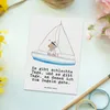 Mr. & Mrs. Panda Postkarte Bär Segeln - Weiß - Geschenk, Produktbild-Vorschau 2