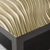 DEQORI Couchtisch 90x55 cm Schwarz 'Goldenes Rillendesign' Produktbild-Vorschau 6