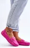Damen Modische Wildleder Mokassins Rosa Rabell 37 Produktbild-Vorschau 4