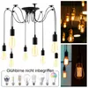 Pająk lampa wisząca lampa wisząca lampa wisząca E27 Podgląd zdjęcia produktu 3