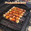 BBQ Grillspieße Set 6 Stück Edelstahl mit klappbarem Produktbild-Vorschau 6