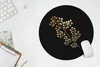 MuchoWow® Mauspad Mousepad Gold - Zweig - Blatt 40x40 cm - Produktbild-Vorschau 5