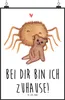 Mr. & Mrs. Panda Bild Spinne Agathe Teddy DIN A4 - Weiß - Produktbild-Vorschau 1