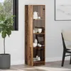 vidaXL Highboard vieux bois 35 x 37 x 142 cm Bois composite Voir les images du produit 1