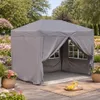Faltpavillon 1,5 x 2,9 m Smoky Grau, 4 Easy-Klett Produktbild-Vorschau 8