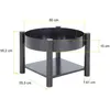 BUSCHBECK Feuerschale Zahara L60 x B60 x H55 cm aus Produktbild-Vorschau 3