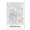 MuchoWow® Mauspad Mousepad Deutschland - Karte - Gütersloh Produktbild-Vorschau 1