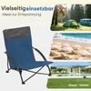 Sekey 2er Set Strandstuhl Faltbar Campingstuhl Leicht Produktbild-Vorschau 7
