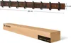 ACAZA Garderobe - 16 Haken - 88 cm - Vintage Braun - Produktbild-Vorschau 8