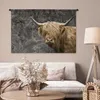 MuchoWow® Wandteppich Wandbehang Schottische Hochlandrind - Produktbild-Vorschau 5