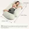 Topchances Coussin de grossesse Coussin d'allaitement 100% Voir les images du produit 3