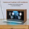Olvy Uhrenbeweger für 6 Uhren, LED-Beleuchtung, Watchwinder Produktbild-Vorschau 5