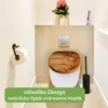 banjado Design WC Sitz Bambus Absenkautomatik - Trockenes Produktbild-Vorschau 5