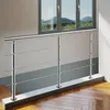 AICA Handlauf 220cm Geländer 3 Querstäbe Treppengeländer Produktbild-Vorschau 3