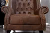 riess-ambiente Chesterfield Sessel 85cm antik braun Produktbild-Vorschau 3
