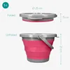 Navaris Falteimer Silikon Eimer faltbar - 5l Putzeimer Produktbild-Vorschau 2