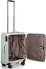 An open suitcase with its interior visible, placed on a white background. Produktbild-Vorschau