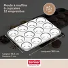 Zenker 12er-Muffinform Ø 7 cm BLACK METALLIC, Produktbild-Vorschau 10