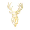 Wallity, Red Deer 3, decorazione murale, oro, metallo, 42 x Anteprima dell’immagine prodotto 5