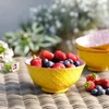 schöne glasierte Schale Suppenschüssel, Steingut Schüssel Produktbild-Vorschau 5
