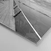Bilder auf glas - Einteilig - Holz Brücke Meer - 120x50cm - Produktbild-Vorschau 5