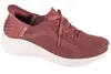 A single red Skechers shoe is shown against a white background. Voir les images du produit