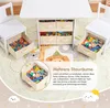 Yorbay Kindertisch mit 2 Stühle, Kindertisch mit Stauraum , Produktbild-Vorschau 4
