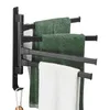 Handtuchhalter, 5-poliger Badhandtuchhalter, 180° drehbar, Produktbild-Vorschau 3