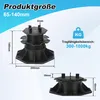 Bettizia 50 Stück Stelzlager 65-140mm Terrassenlager mit Produktbild-Vorschau 2