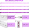 A collage of images showing LED grow lights and their features. Produktbild-Vorschau