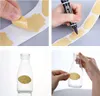 Braune selbstklebende Etiketten auf Rolle 300 Stück 3x5 cm Produktbild-Vorschau 3