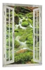 Wallario Wandbild mit Fenster-Illusion: Moosiger Bach, Produktbild-Vorschau 2