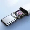 A close-up view of the internal components of a USB-C headphone connector, highlighting the DAC chip. Produktbild-Vorschau