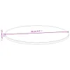 vidaXL Plateau de table Ø80x1,5 cm Bambou Voir les images du produit 3