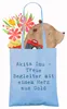 Mr. & Mrs. Panda Beutel Spruch Akita Inu Herz - Sky Blue - Produktbild-Vorschau 3