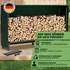 TTL GARDEN Kaminholzregal M 200x36x116cm Schwarz mit Produktbild-Vorschau 9