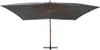 vidaXL Ombrello Ampel con palo in legno 400x300 cm Anteprima dell’immagine prodotto 1