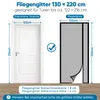 Sekey 130×220 cm Fliegengitter Balkontür Magnet Produktbild-Vorschau 7