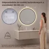 Lustro do łazienki oświetlane, okrągłe, średnica ok. 70 cm. Podgląd zdjęcia produktu 2