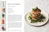 A cookbook page showing ingredients and a finished dish. Produktbild-Vorschau