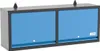 A wall-mounted cabinet with two blue doors. Produktbild-Vorschau