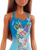 Mattel Barbie Beach Doll con costume da bagno blu HDC51 Anteprima dell’immagine prodotto 6